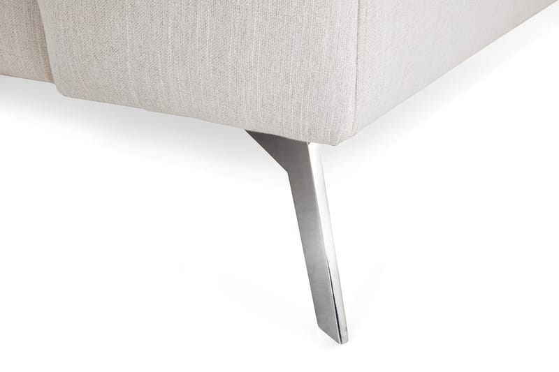 Ocean Lyx 4-istuttava Vasenkätinen L-muotoinen Divaanisohva Kankaalla - Vaaleanharmaa - Huonekalut - Sohva - Divaanisohva - 4 istuttava sohva divaanilla