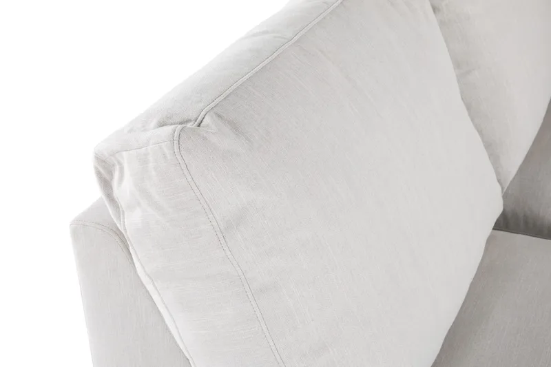 Ocean Lyx 4-istuttava Vasenkätinen L-muotoinen Divaanisohva Kankaalla - Vaaleanharmaa - Huonekalut - Sohva - Divaanisohva - 4 istuttava sohva divaanilla