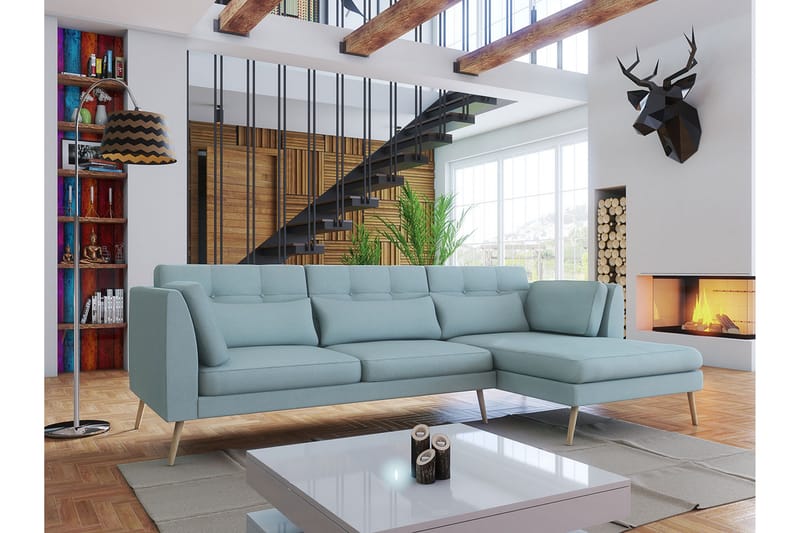 Pacyfic Divaanisohva 280x162x100 cm - Huonekalut - Sohva - Divaanisohva - 4 istuttava sohva divaanilla