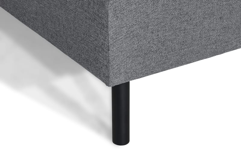 Peppe 4-istuttava Oikeakätinen L-muotoinen Divaanisohva Kankaasta - Vaaleanharmaa - Huonekalut - Sohva - Divaanisohva - 4 istuttava sohva divaanilla