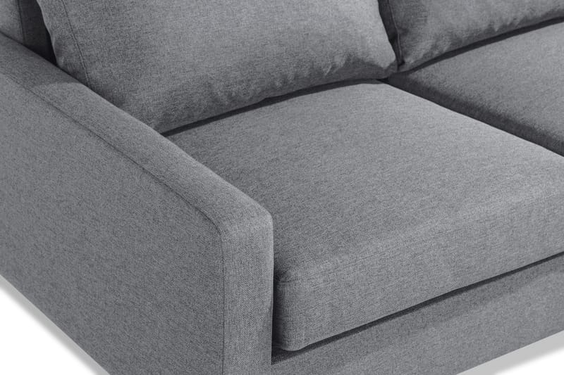 Peppe 4-istuttava Oikeakätinen L-muotoinen Divaanisohva Kankaasta - Vaaleanharmaa - Huonekalut - Sohva - Divaanisohva - 4 istuttava sohva divaanilla