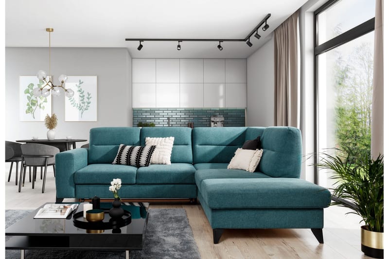 Sohva avopäädyllä Banty 4:n ist - Huonekalut - Sohva - Divaanisohva - 4 istuttava sohva divaanilla