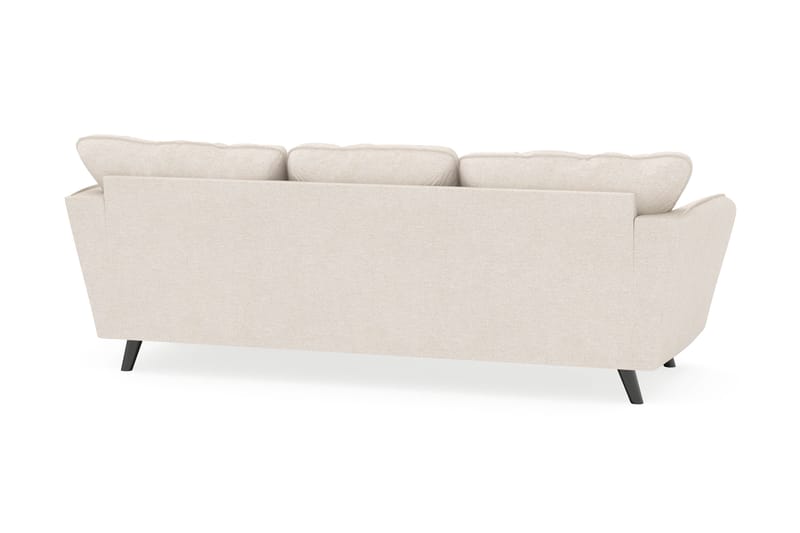 Trend Lyx 3-istuttava Oikeakätinen L-muotoinen Divaanisohva Kankaalla - Beige - Huonekalut - Sohva - Divaanisohva
