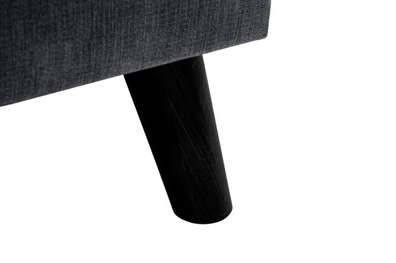 Trend Lyx 3-istuttava Oikeakätinen L-muotoinen Divaanisohva Kankaalla - Tummanharmaa - Huonekalut - Sohva - Divaanisohva - 4 istuttava sohva divaanilla