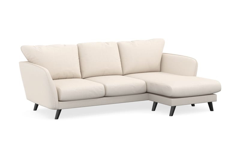 Trend Lyx 3-istuttava Oikeakätinen L-muotoinen Divaanisohva Manchester-kankaalla - Beige - Huonekalut - Sohva - Divaanisohva