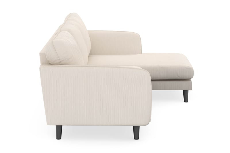 Trend Lyx 3-istuttava Oikeakätinen L-muotoinen Divaanisohva Manchester-kankaalla - Beige - Huonekalut - Sohva - Divaanisohva