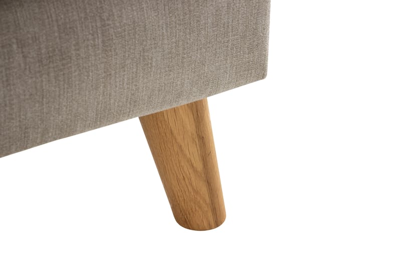 Trend Lyx 3-istuttava Vasenkätinen L-muotoinen Divaanisohva Kankaalla - Beige - Huonekalut - Sohva - Divaanisohva