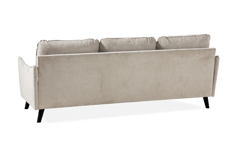 Trend Lyx 3-istuttava Vasenkätinen L-muotoinen Divaanisohva Kankaalla - Beige - Huonekalut - Sohva - Divaanisohva
