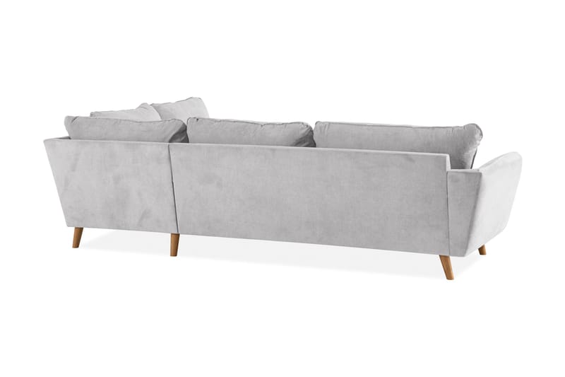 Trend Lyx 3-istuttava Vasenkätinen L-muotoinen Divaanisohva Kankaalla - Beige - Huonekalut - Sohva - Divaanisohva