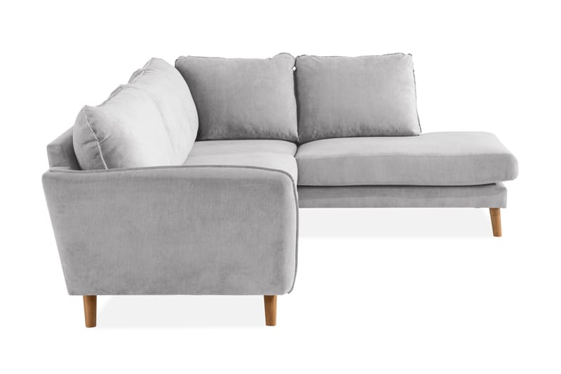 Trend Lyx 3-istuttava Vasenkätinen L-muotoinen Divaanisohva Kankaalla - Beige - Huonekalut - Sohva - Divaanisohva