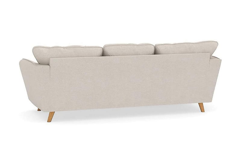 Trend Lyx 3-istuttava Vasenkätinen L-muotoinen Divaanisohva Kankaalla - Beige - Huonekalut - Sohva - Divaanisohva