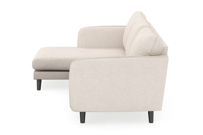 Trend Lyx 3-istuttava Vasenkätinen L-muotoinen Divaanisohva Kankaalla - Beige - Huonekalut - Sohva - Divaanisohva