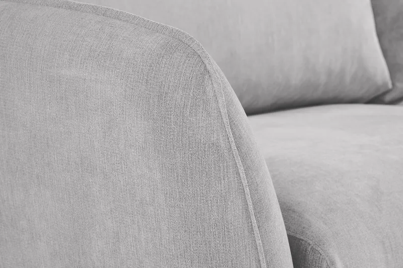 Trend Lyx 3-istuttava Vasenkätinen L-muotoinen Divaanisohva Kankaalla - Beige - Huonekalut - Sohva - Divaanisohva - 4 istuttava sohva divaanilla