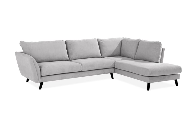 Trend Lyx 3-istuttava Vasenkätinen L-muotoinen Divaanisohva Kankaalla - Beige - Huonekalut - Sohva - Divaanisohva - 4 istuttava sohva divaanilla