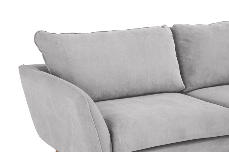 Trend Lyx 3-istuttava Vasenkätinen L-muotoinen Divaanisohva Kankaalla - Beige - Huonekalut - Sohva - Divaanisohva - 4 istuttava sohva divaanilla