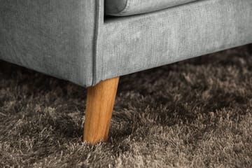 Trend Lyx 3-istuttava Vasenkätinen L-muotoinen Divaanisohva Kankaalla - Harmaa - Huonekalut - Sohva - Divaanisohva
