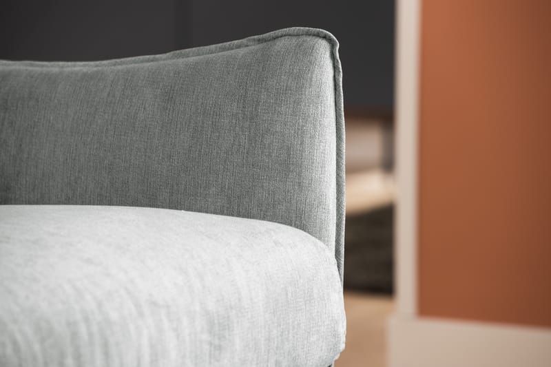 Trend Lyx 3-istuttava Vasenkätinen L-muotoinen Divaanisohva Kankaalla - Harmaa - Huonekalut - Sohva - Divaanisohva