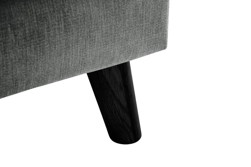 Trend Lyx 3-istuttava Vasenkätinen L-muotoinen Divaanisohva Kankaalla - Harmaa - Huonekalut - Sohva - Divaanisohva - 4 istuttava sohva divaanilla