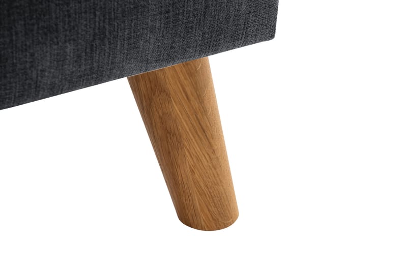 Trend Lyx 3-istuttava Vasenkätinen L-muotoinen Divaanisohva Kankaalla - Tummanharmaa - Huonekalut - Sohva - Divaanisohva - 4 istuttava sohva divaanilla