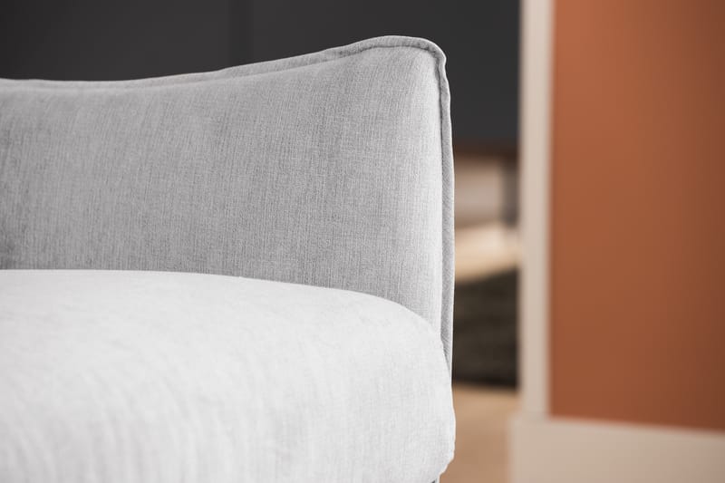 Trend Lyx 3-istuttava Vasenkätinen L-muotoinen Divaanisohva Kankaalla - Vaaleanharmaa - Huonekalut - Sohva - Divaanisohva