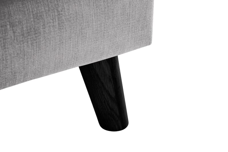 Trend Lyx 3-istuttava Vasenkätinen L-muotoinen Divaanisohva Kankaalla - Vaaleanharmaa - Huonekalut - Sohva - Divaanisohva - 4 istuttava sohva divaanilla