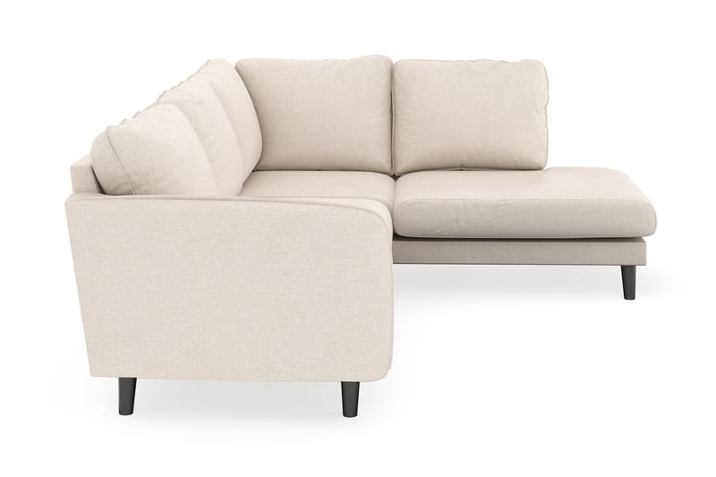 Trend Lyx 4-istuttava Oikeakätinen L-muotoinen Divaanisohva Kankaalla - Beige - Huonekalut - Sohva - Divaanisohva