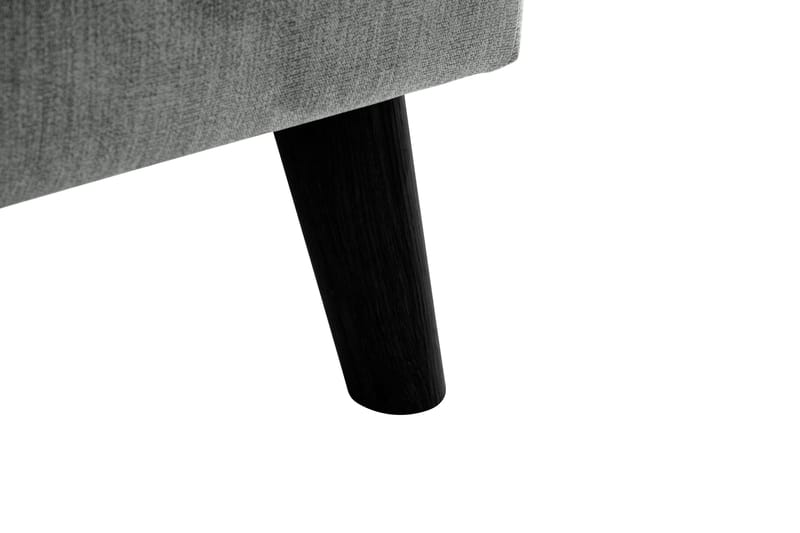 Trend Lyx 4-istuttava Oikeakätinen L-muotoinen Divaanisohva Kankaalla - Harmaa - Huonekalut - Sohva - Divaanisohva - 4 istuttava sohva divaanilla