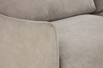 Trend Lyx 4-istuttava Vasenkätinen L-muotoinen Divaanisohva Kankaalla - Beige - Huonekalut - Sohva - Divaanisohva