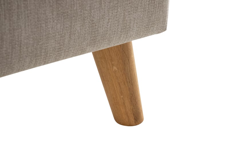 Trend Lyx 4-istuttava Vasenkätinen L-muotoinen Divaanisohva Kankaalla - Beige - Huonekalut - Sohva - Divaanisohva