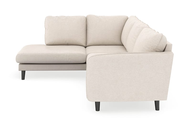 Trend Lyx 4-istuttava Vasenkätinen L-muotoinen Divaanisohva Kankaalla - Beige - Huonekalut - Sohva - Divaanisohva