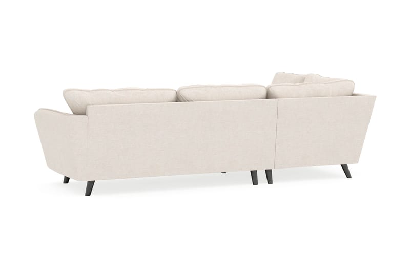 Trend Lyx 4-istuttava Vasenkätinen L-muotoinen Divaanisohva Kankaalla - Beige - Huonekalut - Sohva - Divaanisohva