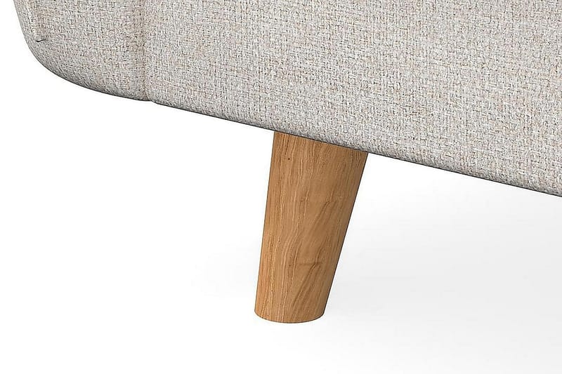 Trend Lyx 4-istuttava Vasenkätinen L-muotoinen Divaanisohva Kankaalla - Beige - Huonekalut - Sohva - Divaanisohva