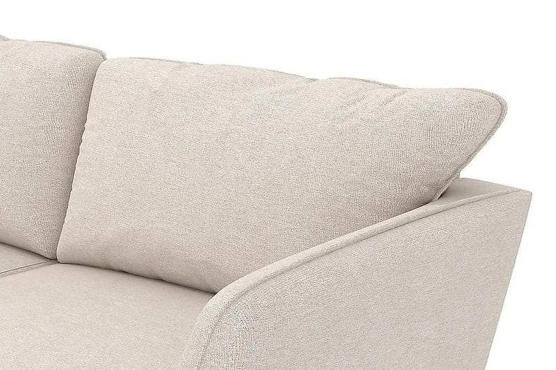 Trend Lyx 4-istuttava Vasenkätinen L-muotoinen Divaanisohva Kankaalla - Beige - Huonekalut - Sohva - Divaanisohva