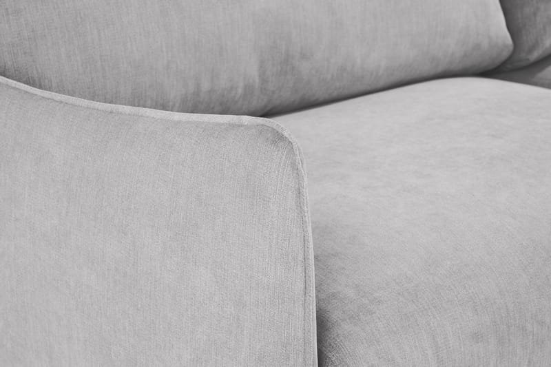 Trend Lyx 4-istuttava Vasenkätinen L-muotoinen Divaanisohva Kankaalla - Vaaleanharmaa - Huonekalut - Sohva - Divaanisohva
