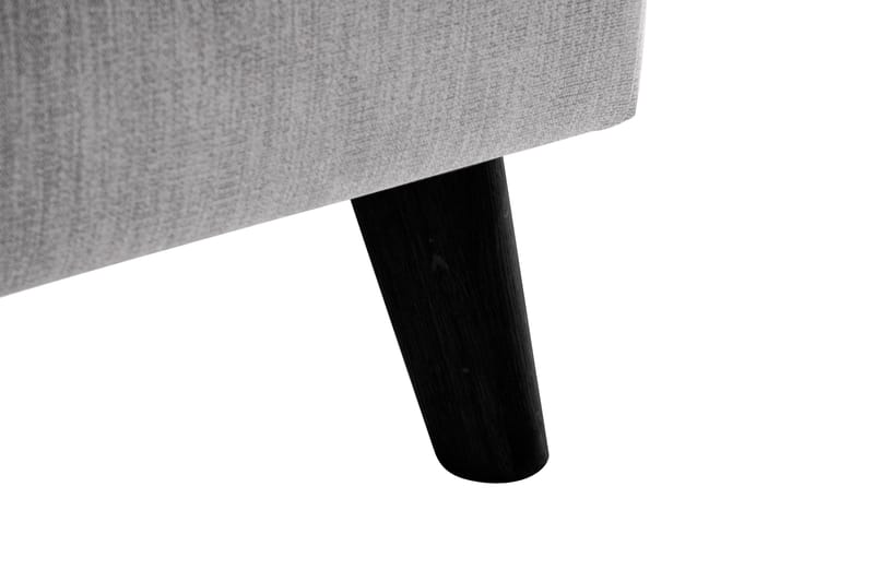 Trend Lyx 4-istuttava Vasenkätinen L-muotoinen Divaanisohva Kankaalla - Vaaleanharmaa - Huonekalut - Sohva - Divaanisohva - 4 istuttava sohva divaanilla