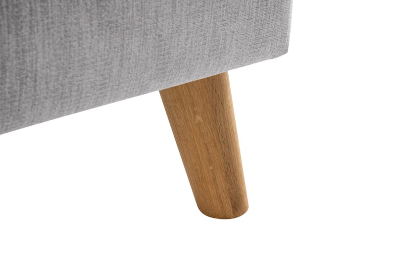 Trend Lyx 4-istuttava Vasenkätinen L-muotoinen Divaanisohva Kankaalla - Vaaleanharmaa - Huonekalut - Sohva - Divaanisohva - 4 istuttava sohva divaanilla