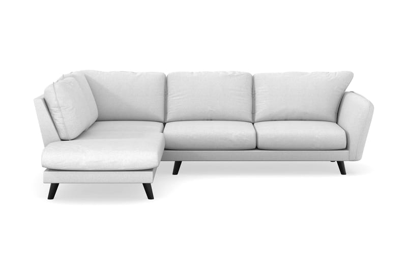 Trend Lyx 4-istuttava Vasenkätinen L-muotoinen Divaanisohva Kankaalla, Vaaleanharmaa