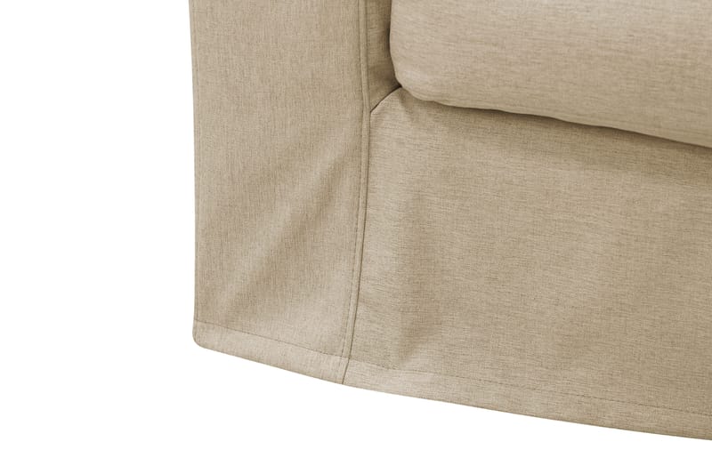 Valencia Extra Syvä 4-istuttava sohva divaanilla, oikea - Beige - Huonekalut - Sohva - Divaanisohva - 4 istuttava sohva divaanilla