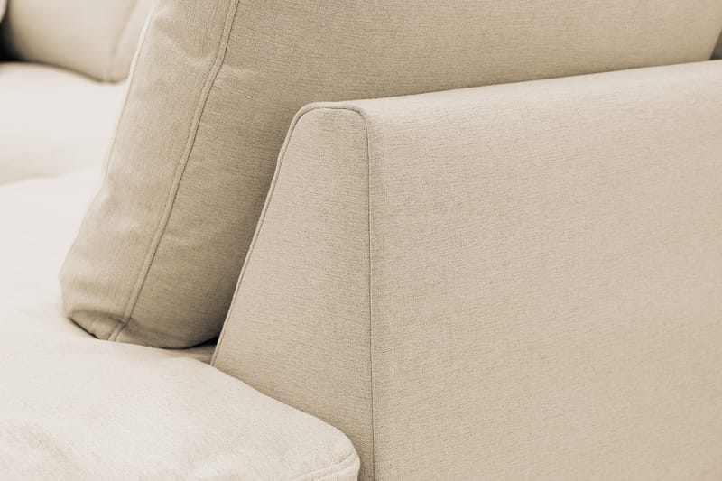 Valencia Extra Syvä 4-istuttava sohva divaanilla, oikea - Beige - Huonekalut - Sohva - Divaanisohva - 4 istuttava sohva divaanilla