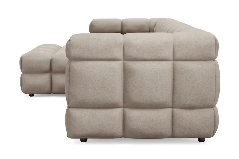 4-istuttava Sohva Elise divaanilla Vasemmalla - Beige - Huonekalut - Sohva - Divaanisohva
