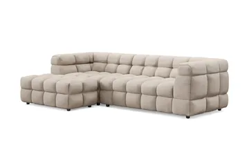 4-istuttava Sohva Elise divaanilla Vasemmalla - Beige - Huonekalut - Sohva - Divaanisohva