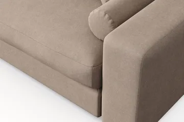 Arken Lyx 3-istuttava Käännettävä L-muotoinen Syvä Divaanisohva Kankaasta - Beige - Huonekalut - Sohva - Divaanisohva - 3 istuttava sohva divaanilla