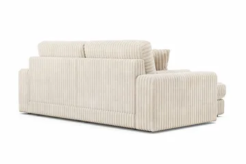 Arken Lyx 3-istuttava Käännettävä L-muotoinen Syvä Divaanisohva Manchester - Beige - Huonekalut - Sohva - Divaanisohva - 3 istuttava sohva divaanilla