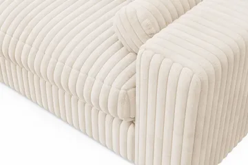Arken Lyx 3-istuttava Käännettävä L-muotoinen Syvä Divaanisohva Manchester - Beige - Huonekalut - Sohva - Divaanisohva - 3 istuttava sohva divaanilla