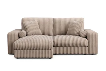 Arken Lyx 3-istuttava Käännettävä L-muotoinen Syvä Divaanisohva Manchester