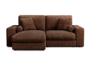 Arken Lyx 3-istuttava Käännettävä L-muotoinen Syvä Divaanisohva Manchester