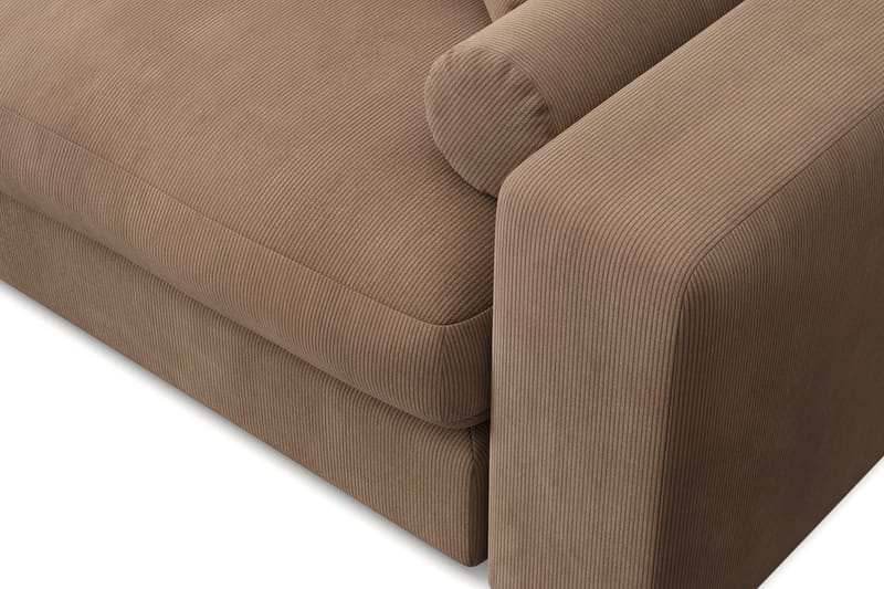 Arken Lyx 4-istuttava Käännettävä L-muotoinen Syvä Divaanisohva Manchester - Ruskea - Huonekalut - Sohva - Divaanisohva