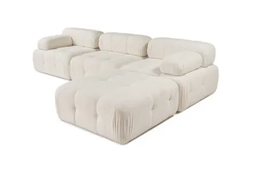 Belgin Kupliva Divaanisohva 3-istuttava 315 cm - Vaaleabeige - Huonekalut - Sohva - Moduulisohva - Moduulisohvakokonaisuus