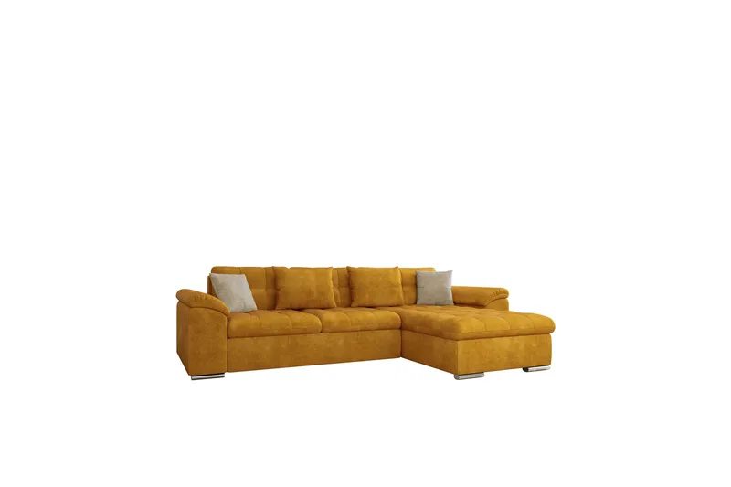 Camior sohva divaanilla, 3-ist., Keltainen/Beige