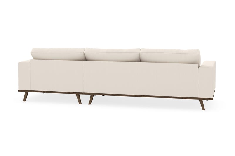 Copenhagen 4-istuttava Oikeakätinen L-muotoinen Divaanisohva Manchester-kankaalla - Beige - Huonekalut - Sohva - Divaanisohva
